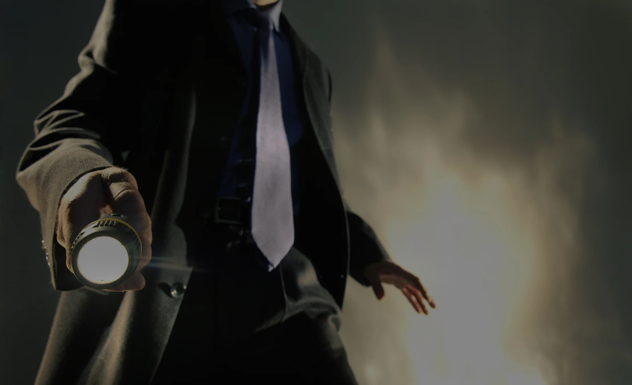 Private investigator conducting surveillance